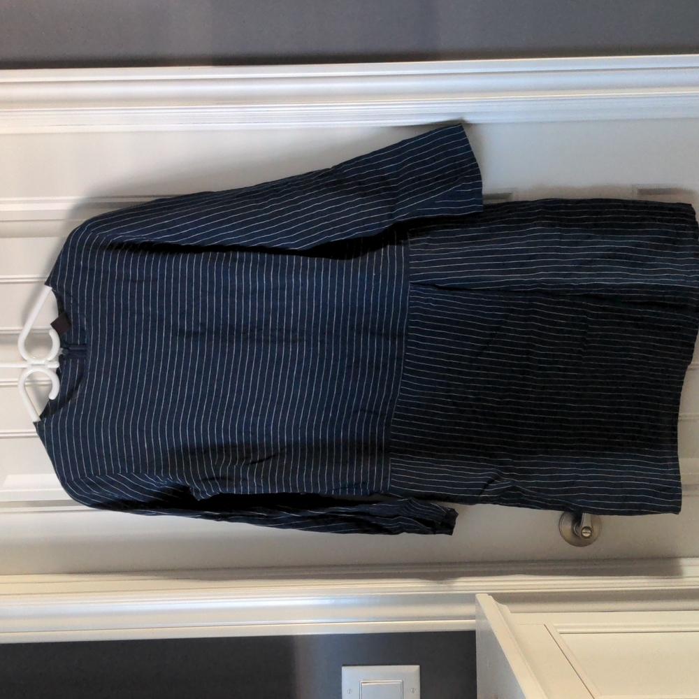 Uniqlo Navy Striped Tunic